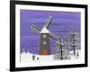 Winter Windmill-Gordon Barker-Framed Giclee Print