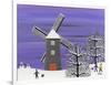 Winter Windmill-Gordon Barker-Framed Giclee Print