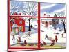 Winter Window - Jack & Jill-Janet Smalley-Mounted Giclee Print