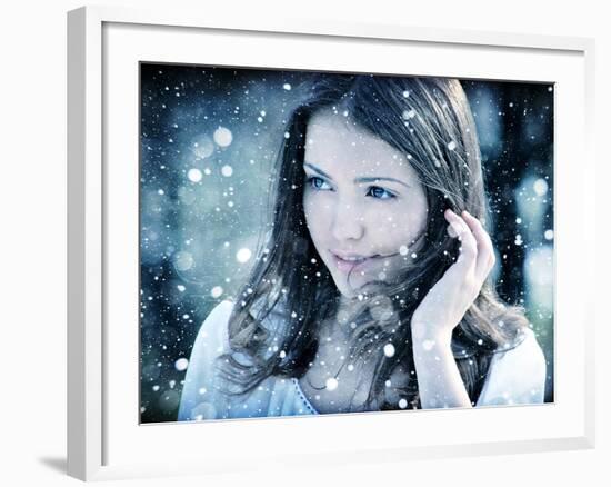 Winter Wish-Dimitri Caceaune-Framed Photographic Print