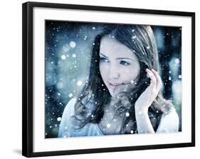 Winter Wish-Dimitri Caceaune-Framed Photographic Print