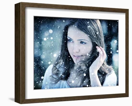 Winter Wish-Dimitri Caceaune-Framed Photographic Print