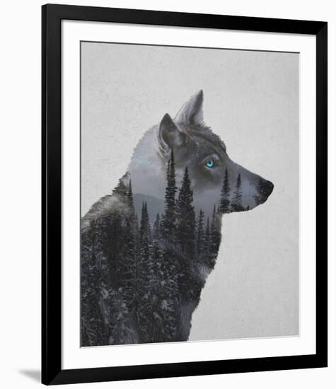 Winter Wolf-Davies Babies-Framed Art Print