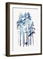 Winter Wolf-Robert Farkas-Framed Art Print