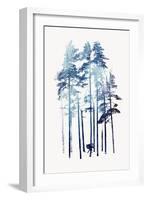 Winter Wolf-Robert Farkas-Framed Art Print