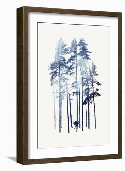 Winter Wolf-Robert Farkas-Framed Giclee Print