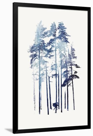 Winter Wolf-Robert Farkas-Framed Giclee Print