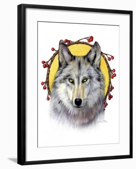 Winter Wolf-Art and a Little Magic-Framed Giclee Print