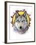 Winter Wolf-Art and a Little Magic-Framed Giclee Print