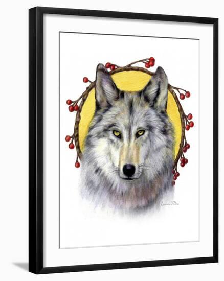 Winter Wolf-Art and a Little Magic-Framed Giclee Print