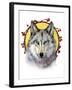 Winter Wolf-Art and a Little Magic-Framed Giclee Print