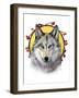 Winter Wolf-Art and a Little Magic-Framed Giclee Print