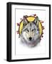 Winter Wolf-Art and a Little Magic-Framed Giclee Print