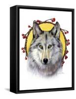 Winter Wolf-Art and a Little Magic-Framed Stretched Canvas