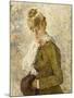 Winter (Woman with a Muff), 1880 (Oil on Canvas)-Berthe Morisot-Mounted Giclee Print