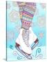 Winter Wonderland 2 - Color-Hello Angel-Stretched Canvas