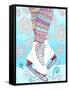 Winter Wonderland 2 - Color-Hello Angel-Framed Stretched Canvas