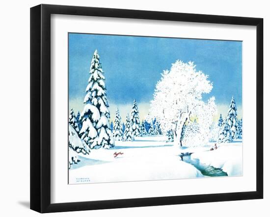 Winter Wonderland - Jack & Jill-Florence McCurdy-Framed Giclee Print
