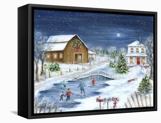 Winter Wonderland-Marilyn Dunlap-Framed Stretched Canvas