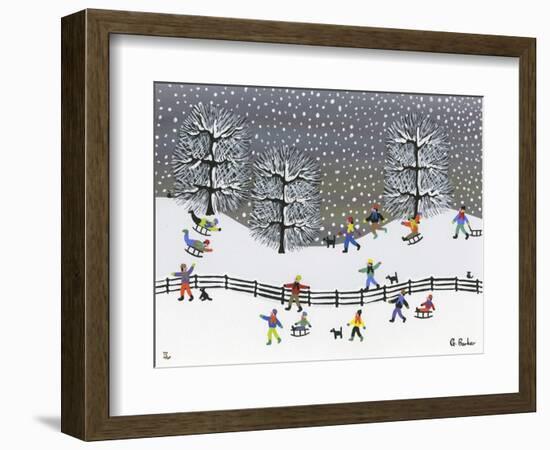 Winter Wonderland-Gordon Barker-Framed Giclee Print