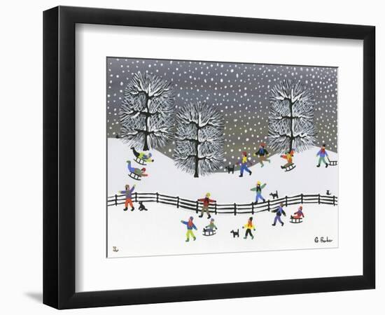 Winter Wonderland-Gordon Barker-Framed Giclee Print