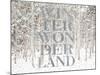 Winter Wonderland-Shelley Lake-Mounted Art Print