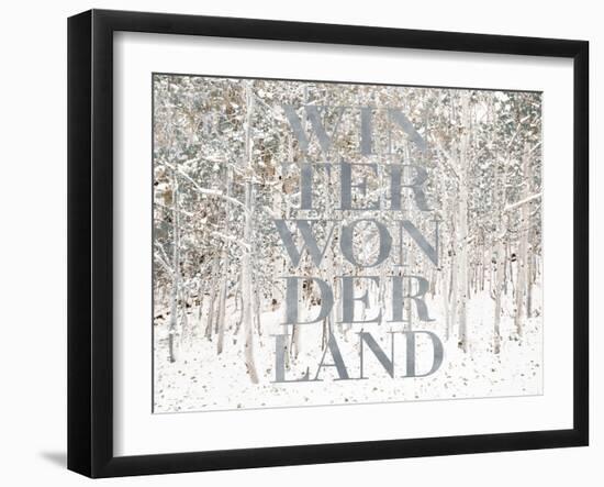 Winter Wonderland-Shelley Lake-Framed Art Print