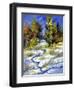 Winter Wood Cloudy Day-balaikin2009-Framed Art Print