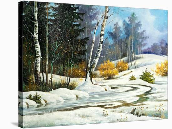 Winter Wood-balaikin2009-Stretched Canvas