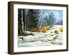 Winter Wood-balaikin2009-Framed Art Print