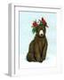 Winter Woodland Creatures with Cardinals I-Laura Marr-Framed Art Print