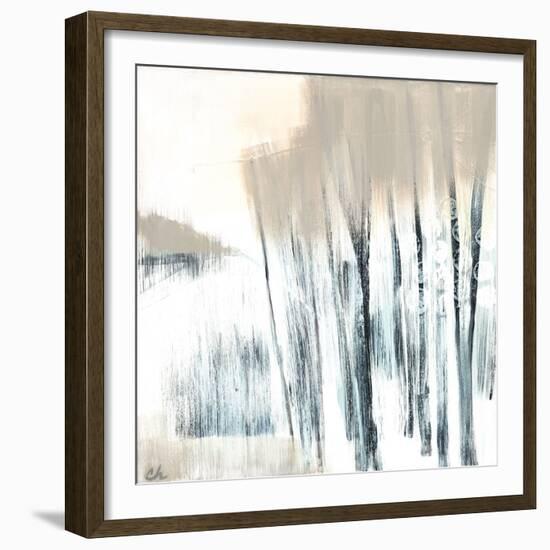 Winter Woods I (wheat)-Cathe Hendrick-Framed Art Print