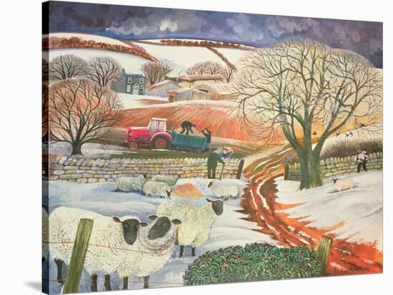 Winter Woolies-Lisa Graa Jensen-Stretched Canvas