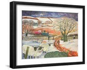 Winter Woolies-Lisa Graa Jensen-Framed Giclee Print