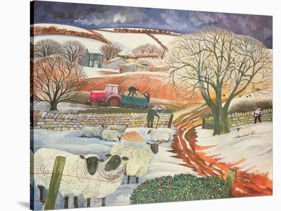 Winter Woolies-Lisa Graa Jensen-Stretched Canvas