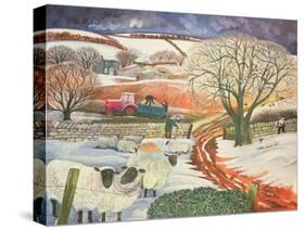 Winter Woolies-Lisa Graa Jensen-Stretched Canvas