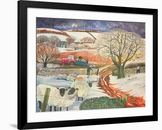 Winter Woolies-Lisa Graa Jensen-Framed Premium Giclee Print