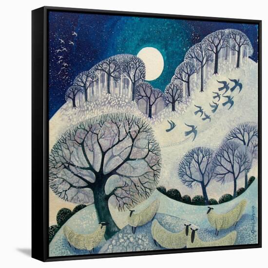 Winter Woolies-Lisa Graa Jensen-Framed Stretched Canvas