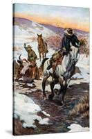 Winter Work for the Cowboys, 1906 (1908-190)-null-Stretched Canvas
