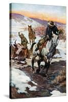 Winter Work for the Cowboys, 1906 (1908-190)-null-Stretched Canvas