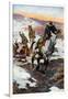 Winter Work for the Cowboys, 1906 (1908-190)-null-Framed Giclee Print