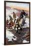 Winter Work for the Cowboys, 1906 (1908-190)-null-Framed Giclee Print
