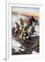 Winter Work for the Cowboys, 1906 (1908-190)-null-Framed Giclee Print