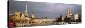 Winter, Zurich, Switzerland-null-Stretched Canvas