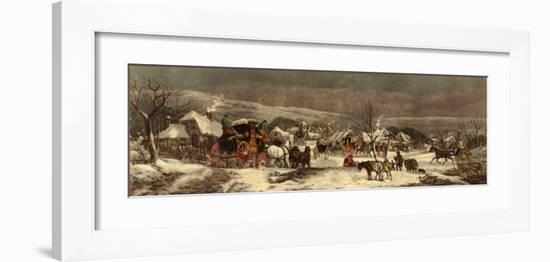 Winter-William J. Shayer Jnr-Framed Art Print