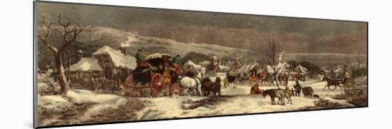 Winter-William J. Shayer Jnr-Mounted Art Print