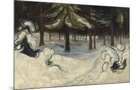 Winter-Edvard Munch-Mounted Premium Giclee Print