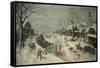 Winter-Lucas van Valckenborch-Framed Stretched Canvas