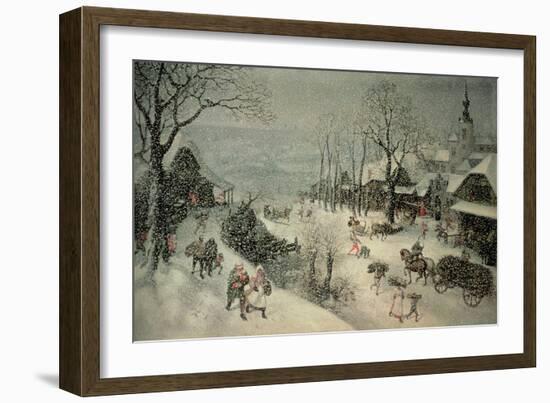 Winter-Lucas van Valckenborch-Framed Giclee Print