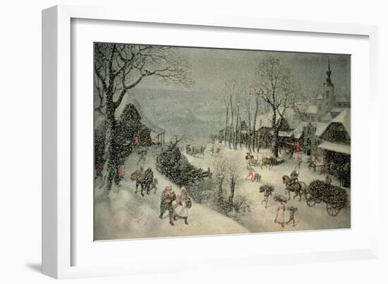 Winter-Lucas van Valckenborch-Framed Giclee Print